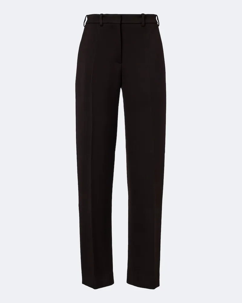 The Row Gerade Hose Elmer aus Wolle Braun