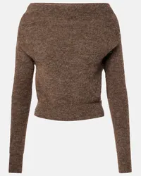 Ralph Lauren Pullover aus einem Alpakawollgemisch Braun