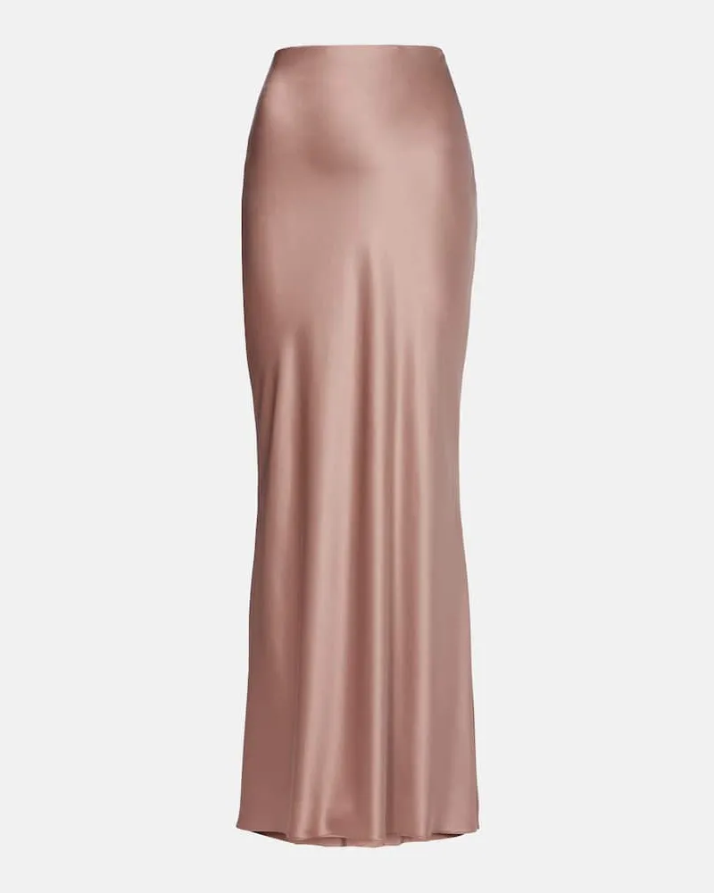 The Sei Maxirock aus Seiden-Charmeuse Rosa