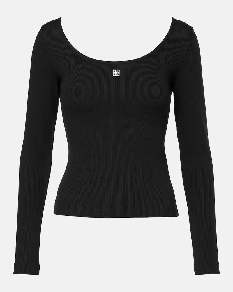 Givenchy Top aus Baumwolle Schwarz