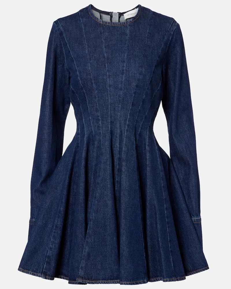 SPORTMAX Minikleid Aereo aus Denim Blau