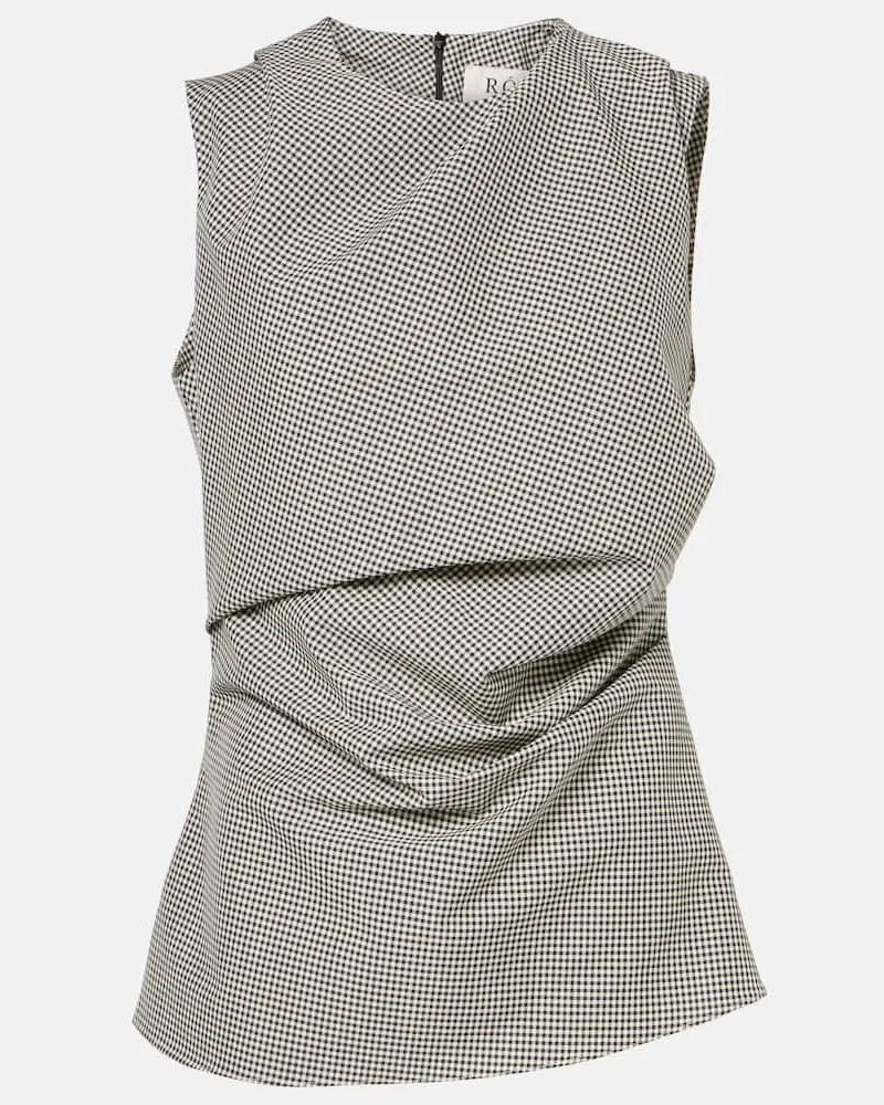 Róhe Róhe Top aus einem Wollgemisch Multicolor