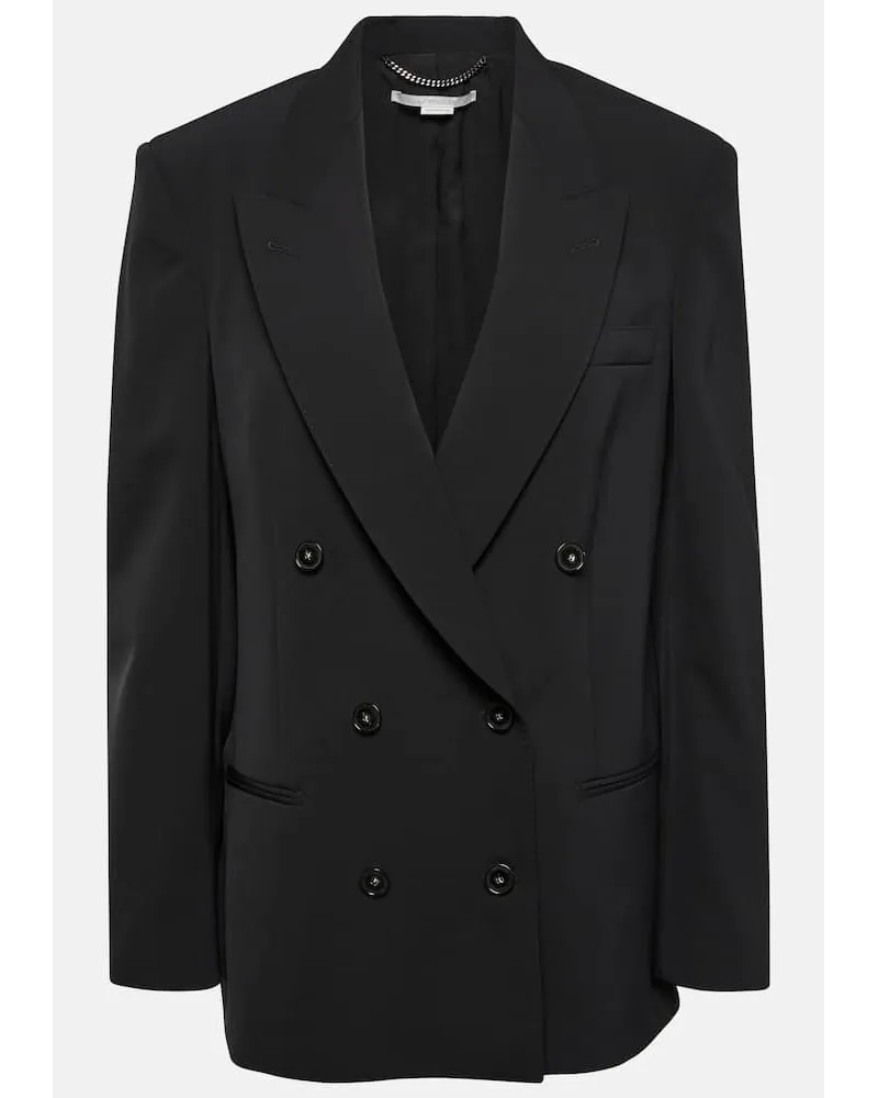 Stella McCartney Jacke aus einem Wollgemisch Schwarz