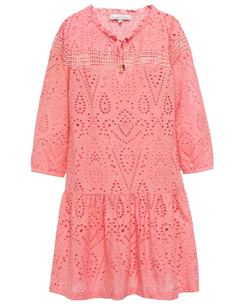 Heidi Klein Minikleid aus Baumwolle Rosa