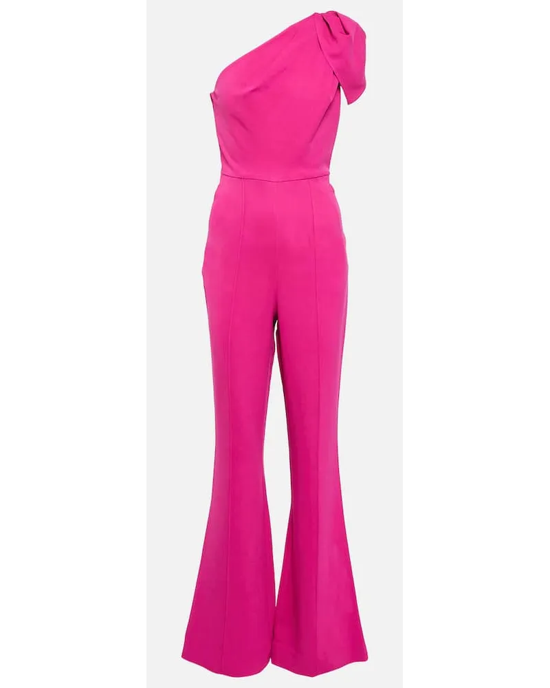 Roland Mouret Jumpsuit aus Crepe Pink