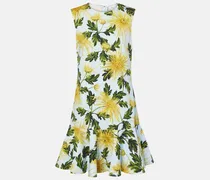 Minikleid Chrysanthemum aus Baumwollmischung