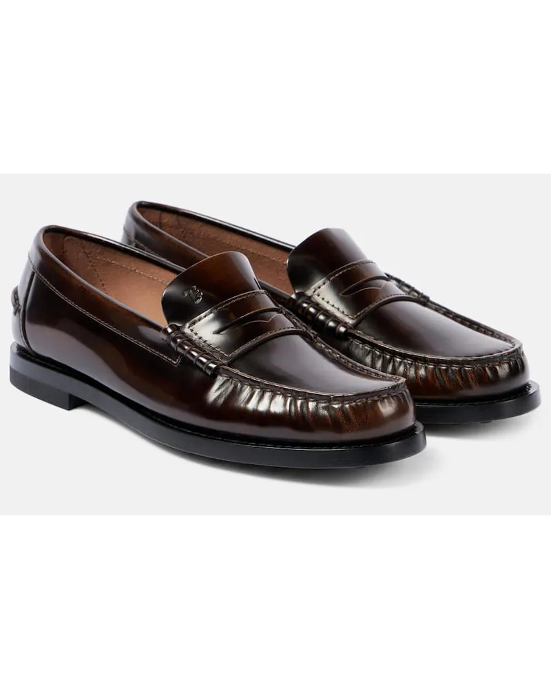 TOD'S Loafers aus Leder Braun