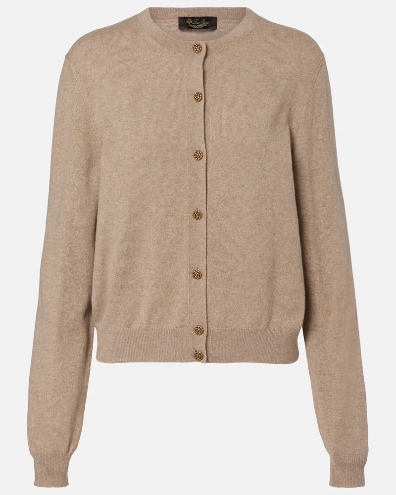 Loro Piana Cardigan aus Kaschmir Beige