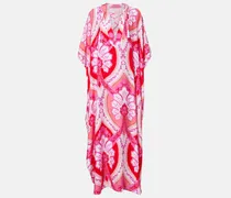 Bedruckter Kaftan Carlotta aus Satin