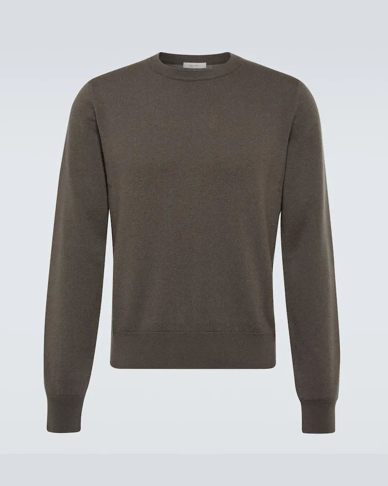The Row Pullover Benji aus Kaschmir Grün