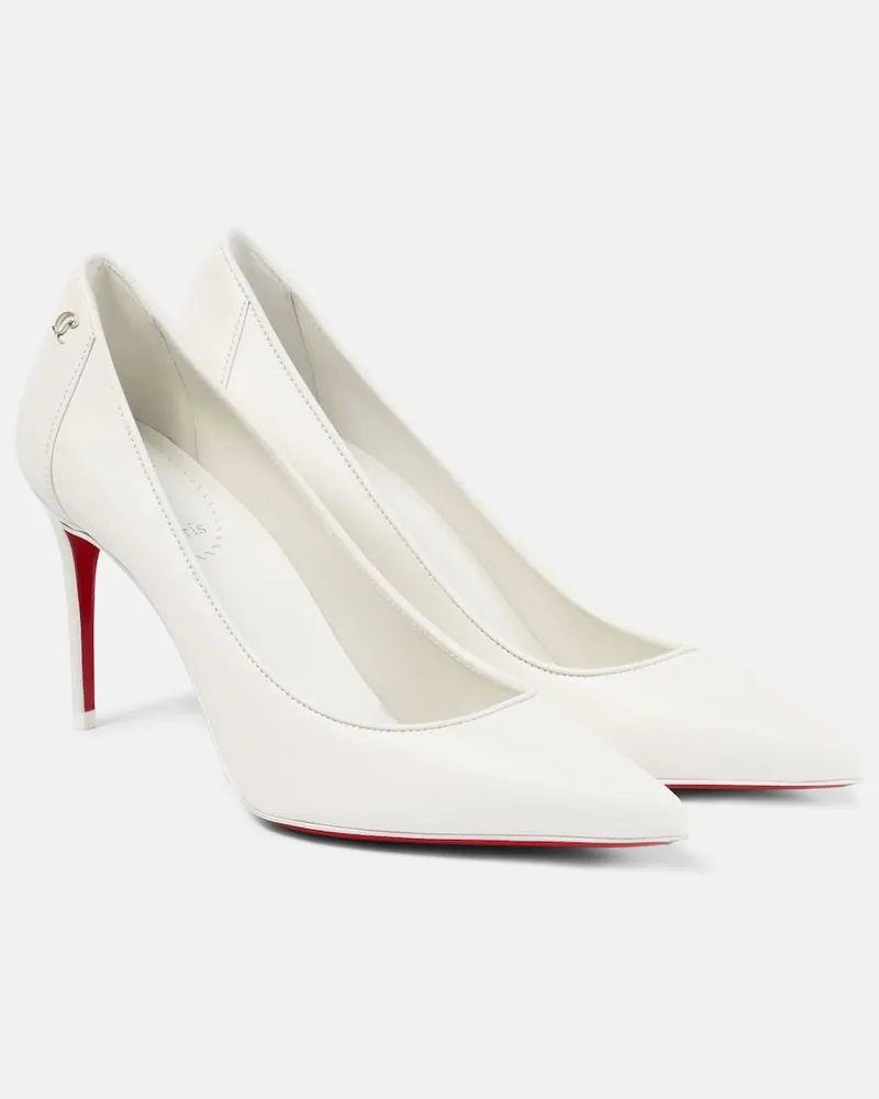 Christian Louboutin Pumps Sporty Kate 85 aus Leder Weiß