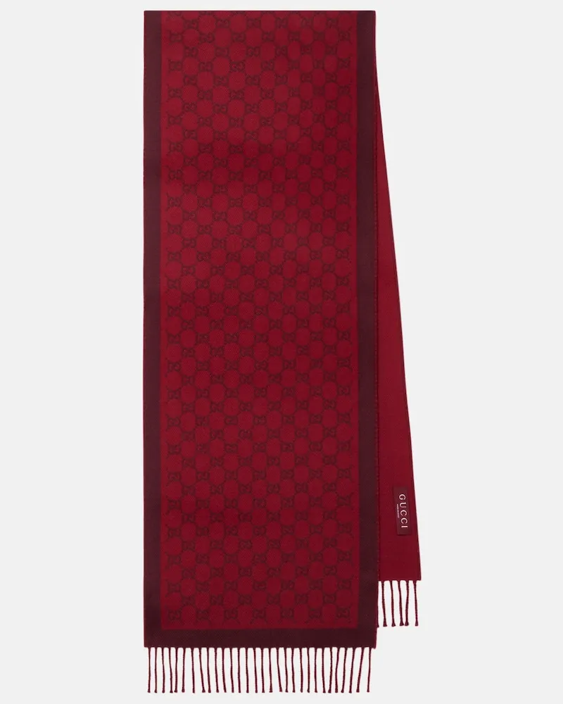 Gucci Schal aus Wolle Rot