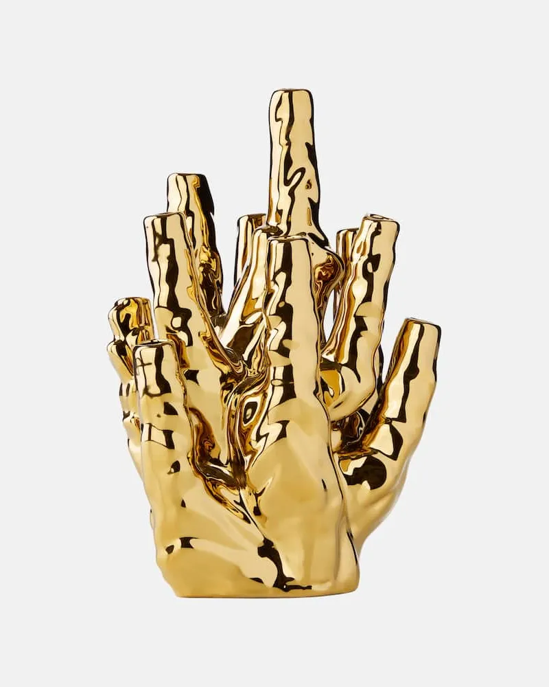 POLSPOTTEN Vase Coral by Norman Trapman Gold