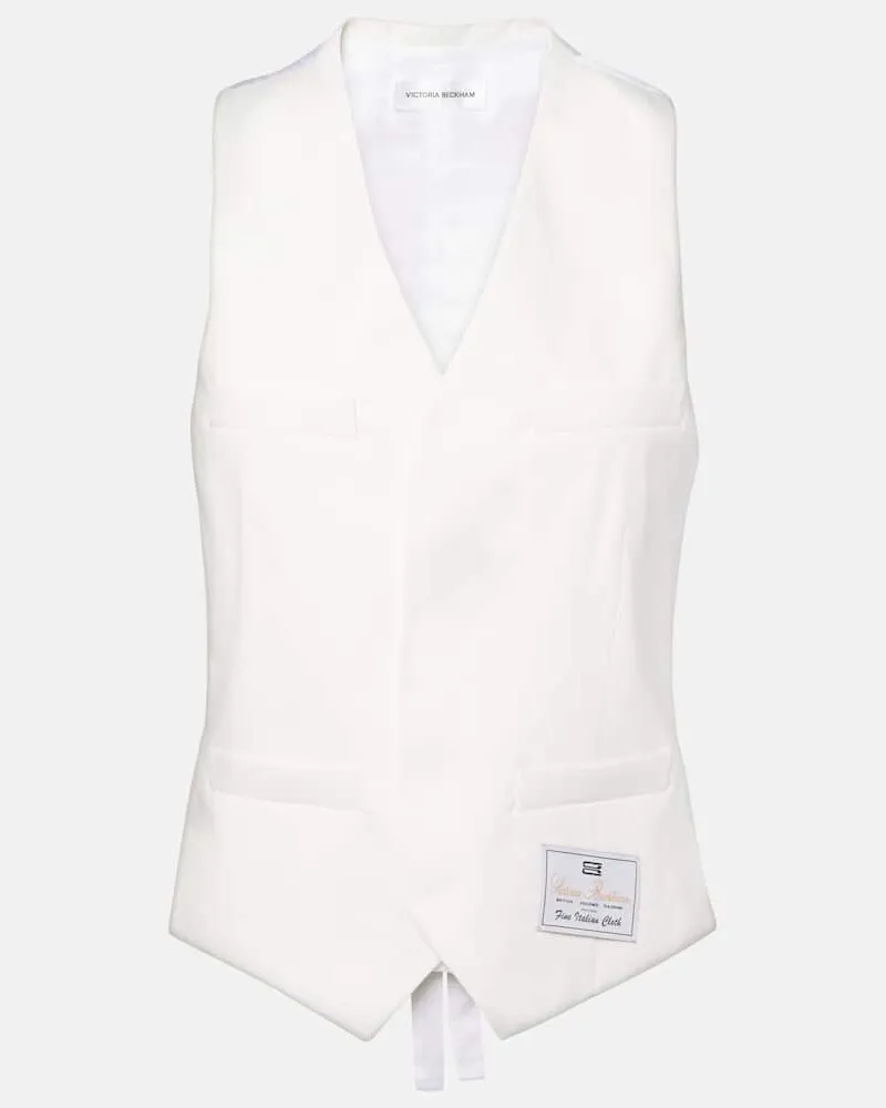 Victoria Beckham Weste Weiß