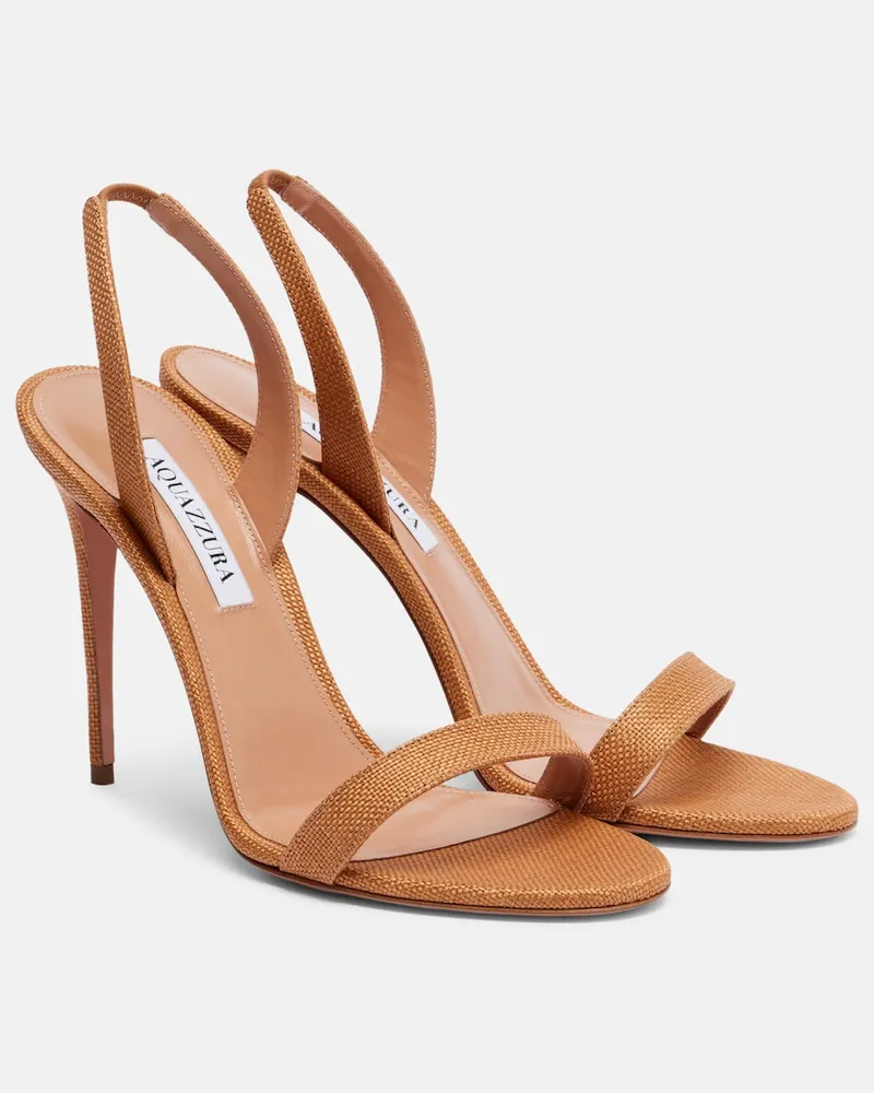 Aquazzura Slingback-Sandalen So Nude Beige