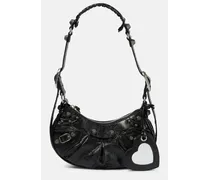 Schultertasche Le Cagole XS aus Leder