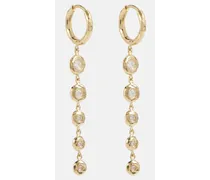 Ohrringe Charmed Micro Gabby aus 18kt Gelbgold mit Diamanten