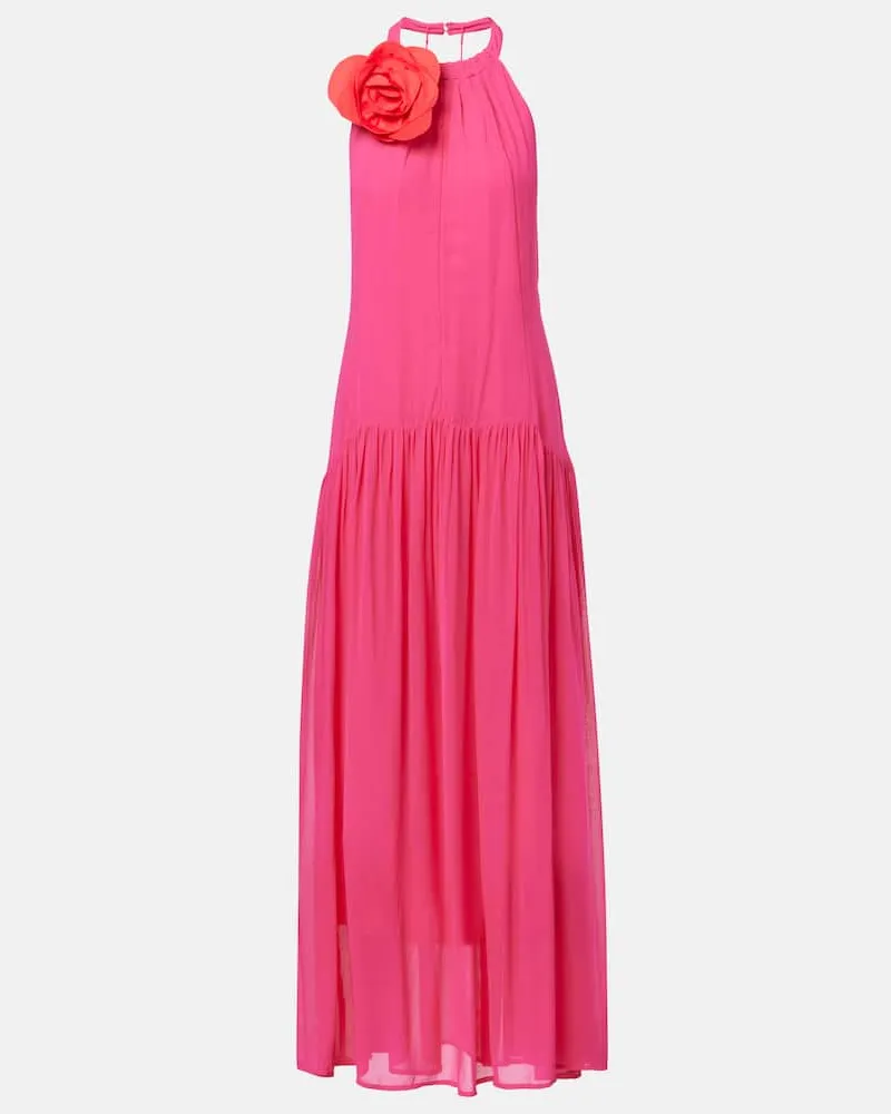 FARM Rio Maxikleid Pink Flower Pink