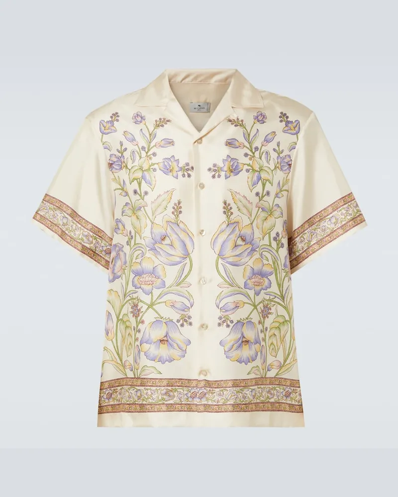 Etro Hemd aus Seide Multicolor