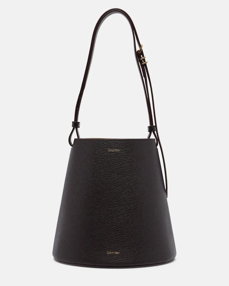 Calvin Klein Bucket-Bag Orbita Small aus Leder Braun