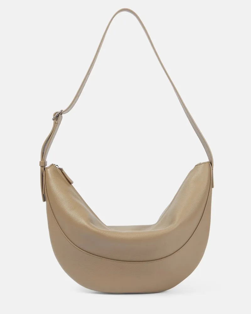 The Row Schultertasche Jouve Small aus Leder Grün