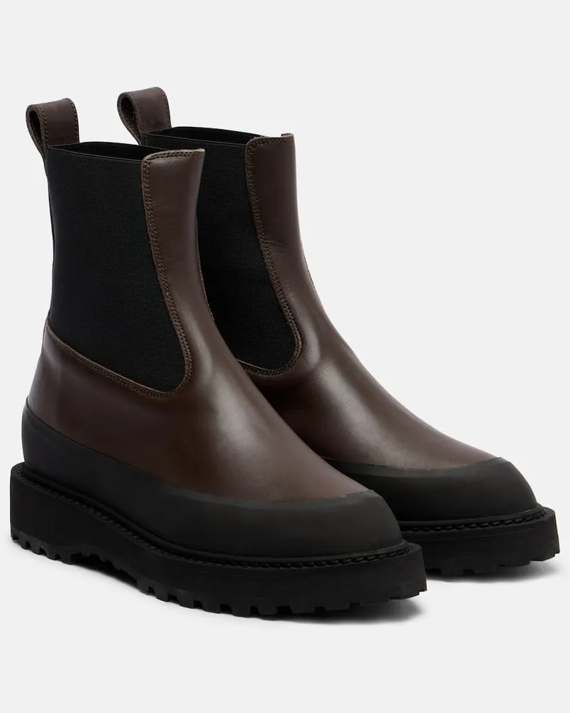 Le Monde Béryl Le Monde Béryl Chelsea Boots Dolomite aus Leder Braun