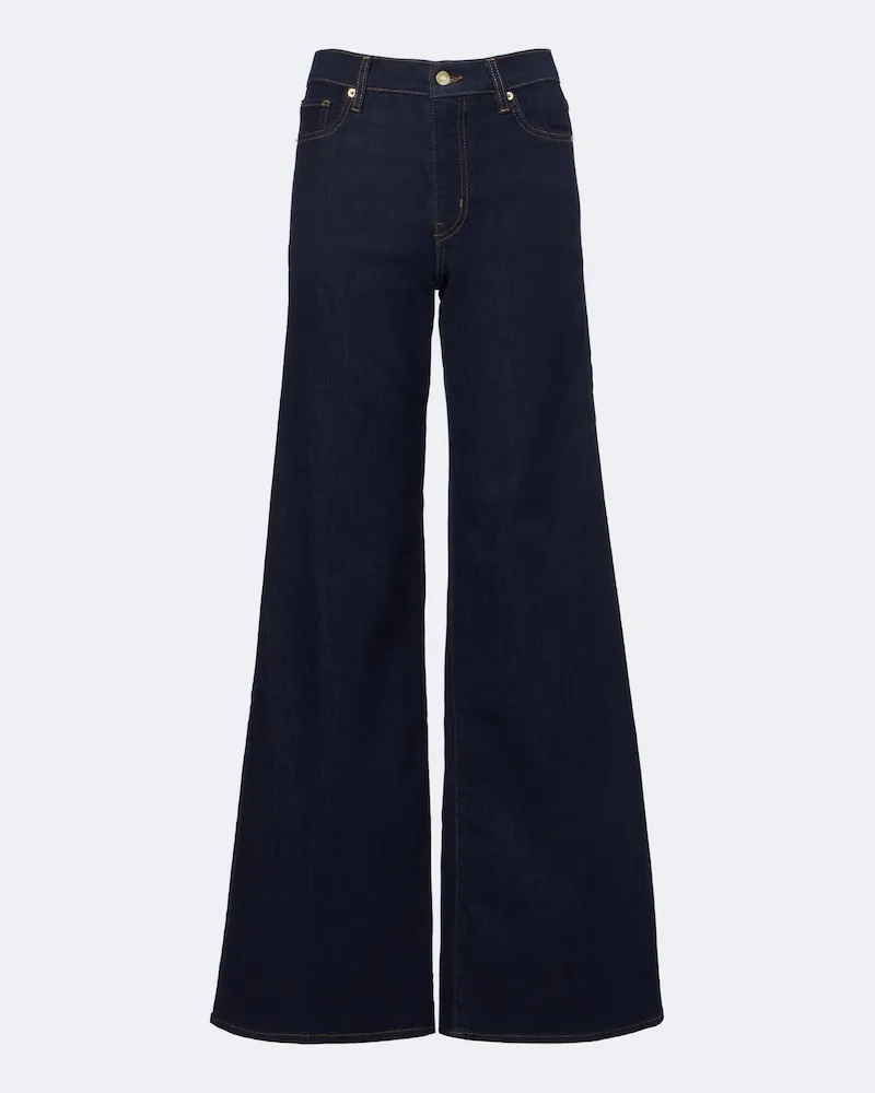 Frame Denim Flared Jeans The Palace Blau