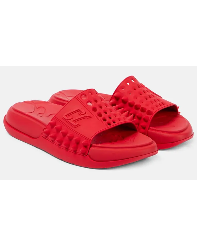 Christian Louboutin Pantoletten Take It Easy Rot