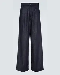 Dries van Noten Wide-Leg Jeans Blau