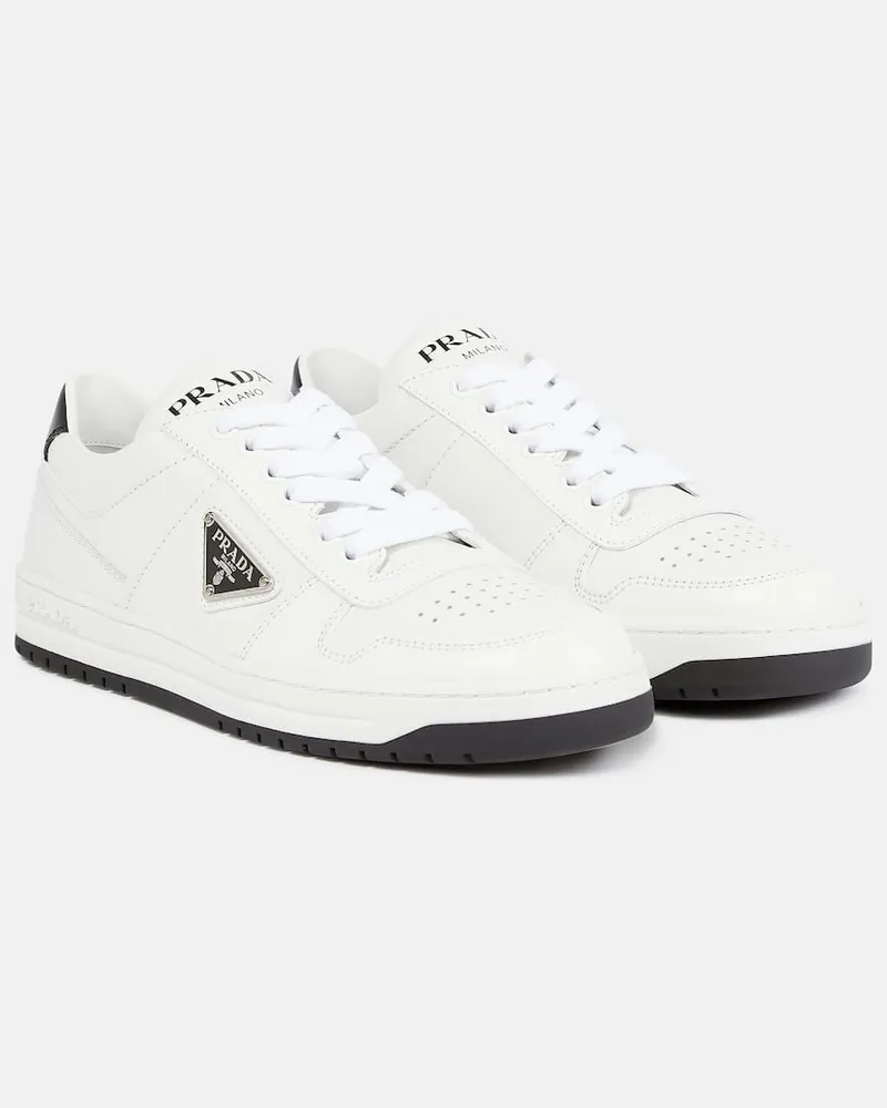 Prada Sneakers aus Leder Weiß