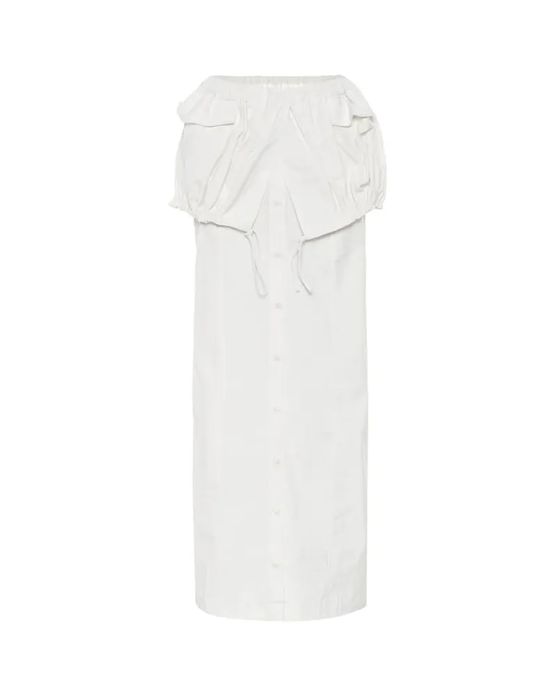 Jacquemus Maxirock La Jupe Cueillette Weiß
