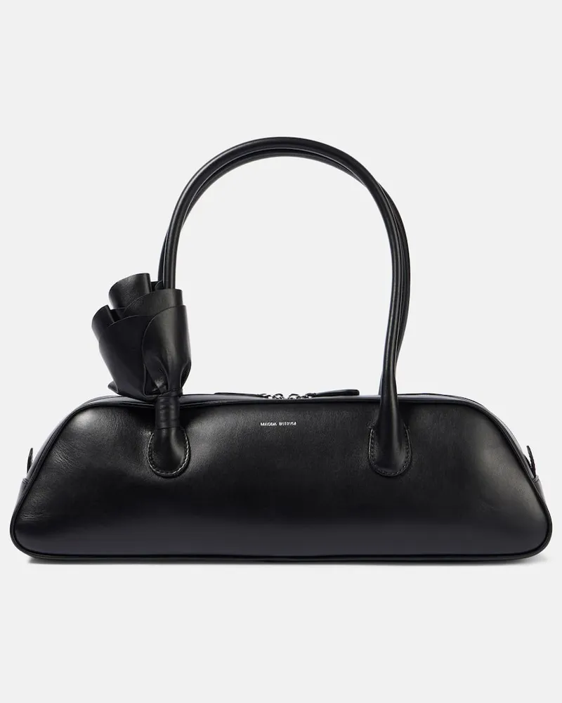 Magda Butrym Schultertasche Brigitte aus Leder Schwarz