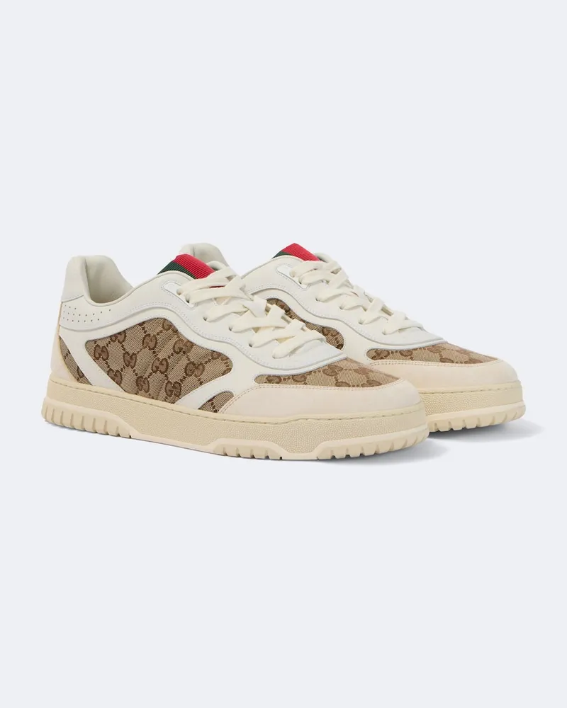 Gucci Sneakers Re-Web GG aus Canvas Weiß