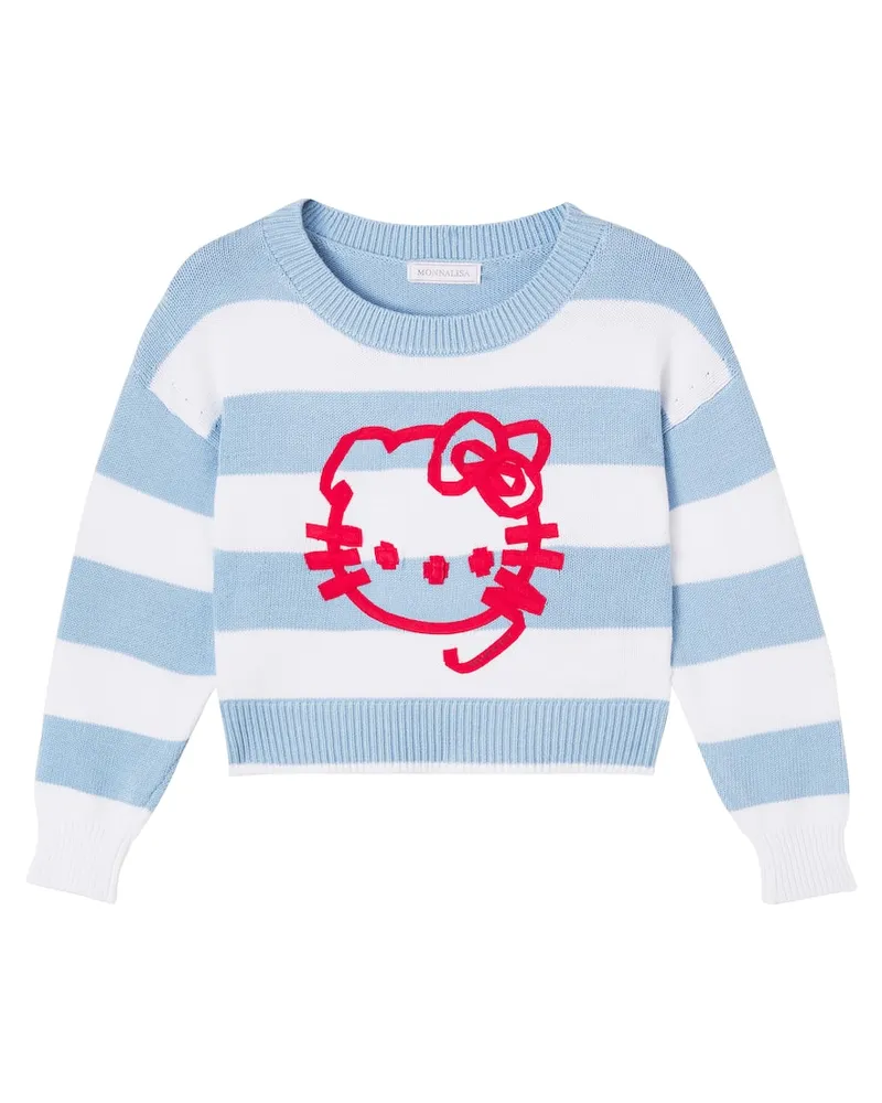 Monnalisa X Hello Kitty Pullover Blau