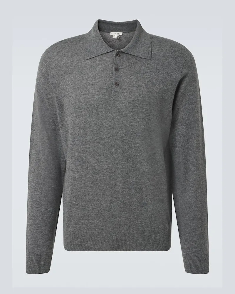 The Row Polopullover Judi aus Kaschmir Grau