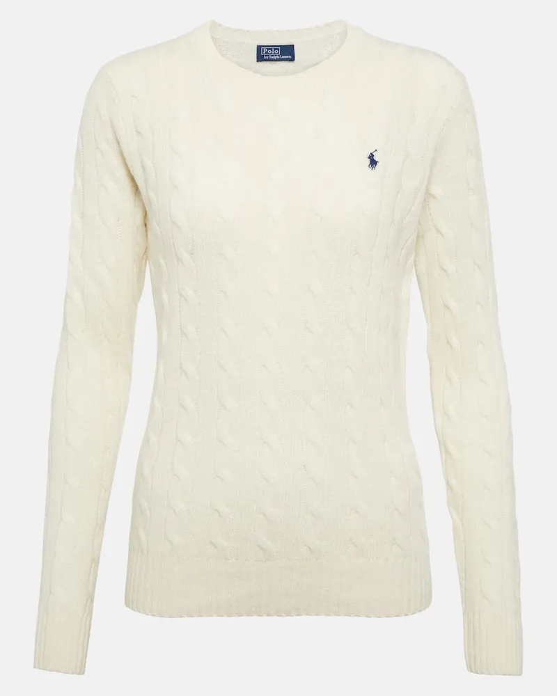 Ralph Lauren Pullover aus Wolle und Kaschmir Weiß