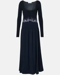 Gabriela Hearst Maxikleid Prior aus Seide Blau