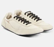 Sneakers Collapse aus Re-Nylon mit Veloursleder
