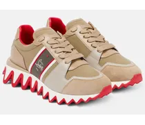 Sneakers Nastroshark aus Leder und Canvas