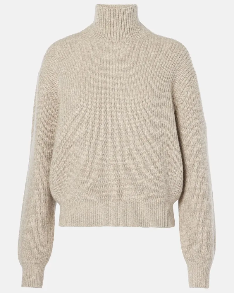 Loro Piana Pullover Valduggia aus Kaschmir Beige