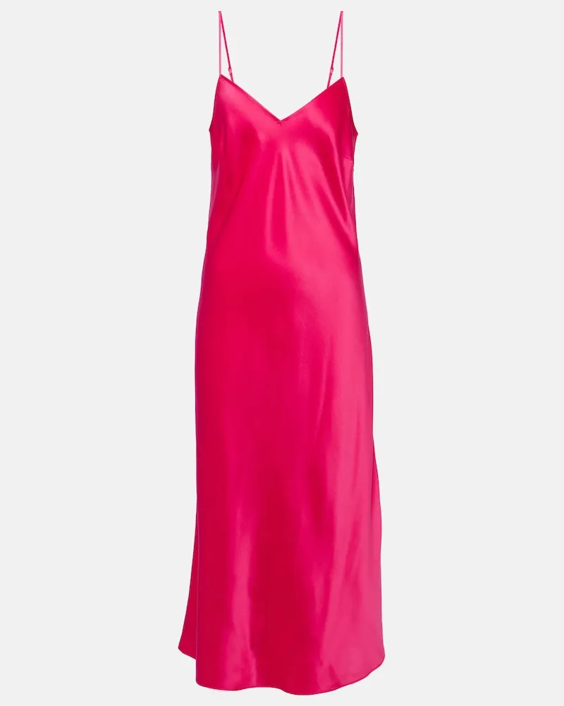 Eres Slipdress aus Seidensatin Rosa