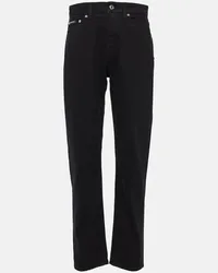 Dolce & Gabbana High-Rise Slim Jeans Schwarz