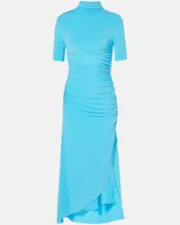 Alaïa Alaia Midikleid Blau