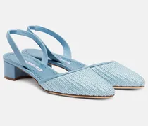 Slingback-Pumps Raffro aus Raffiabast