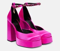 Plateau-Pumps Medusa Aevitas aus Satin