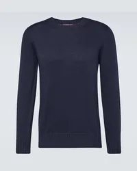 Brunello Cucinelli Pullover aus Baumwolle Blau