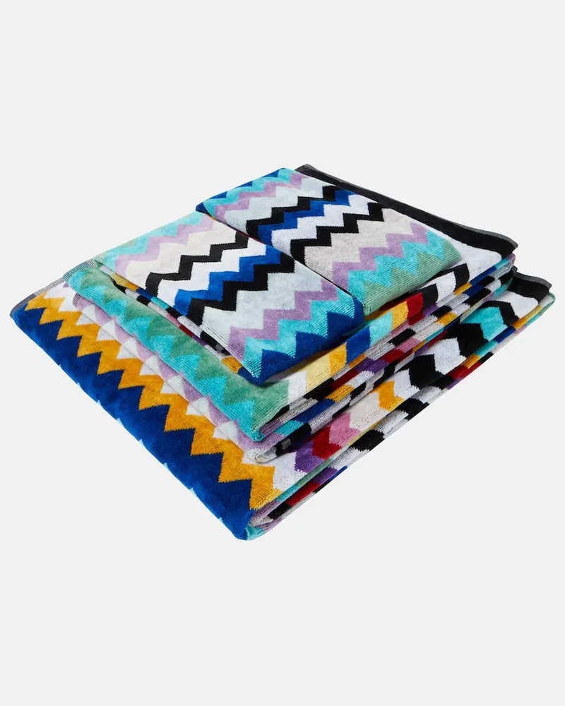 Missoni Set Cyrus aus fünf Handtüchern Multicolor