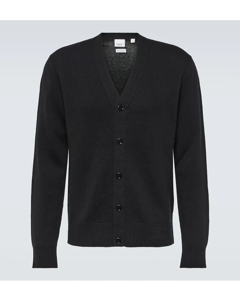 Burberry Cardigan aus Kaschmir Schwarz