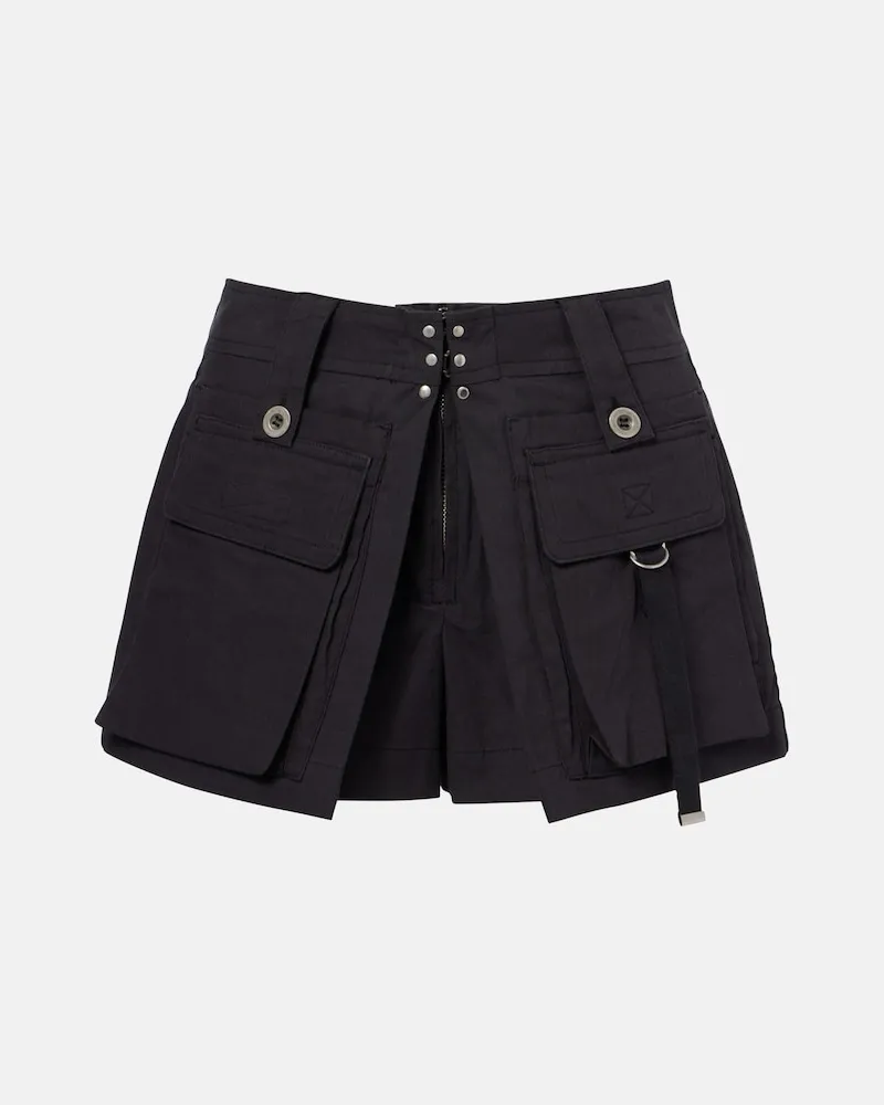 Isabel Marant Shorts Barta aus Baumwolle Schwarz