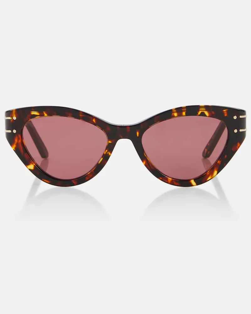 Dior Cat-Eye-Sonnenbrille DiorSignature B7I Braun